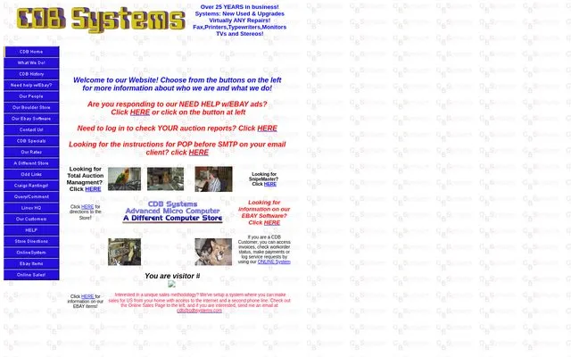 CDB Systems — archived website from c. 1994